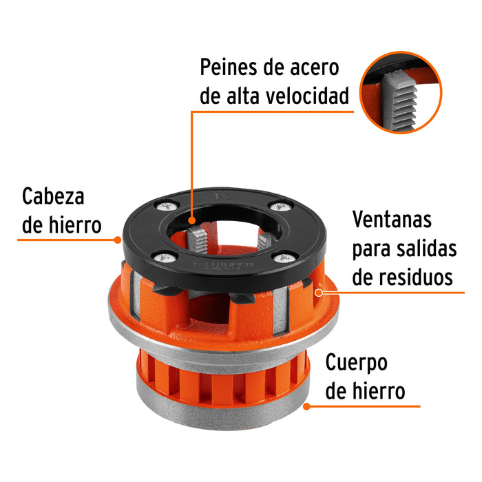 Dado de 1-1/2' para tarrajas T-852X, Truper Expert 14507