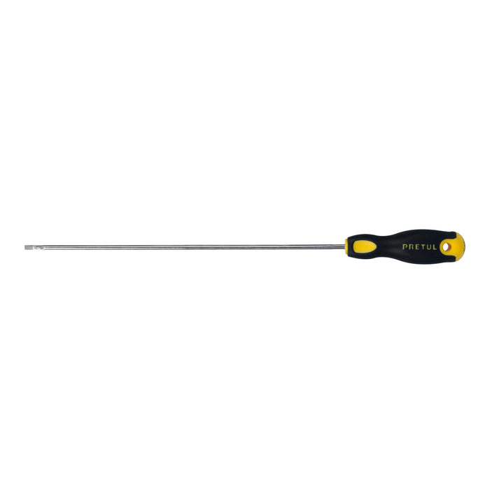 Desarmador cabinet 1/8 x 8' mango Comfort Grip, Pretul 21488