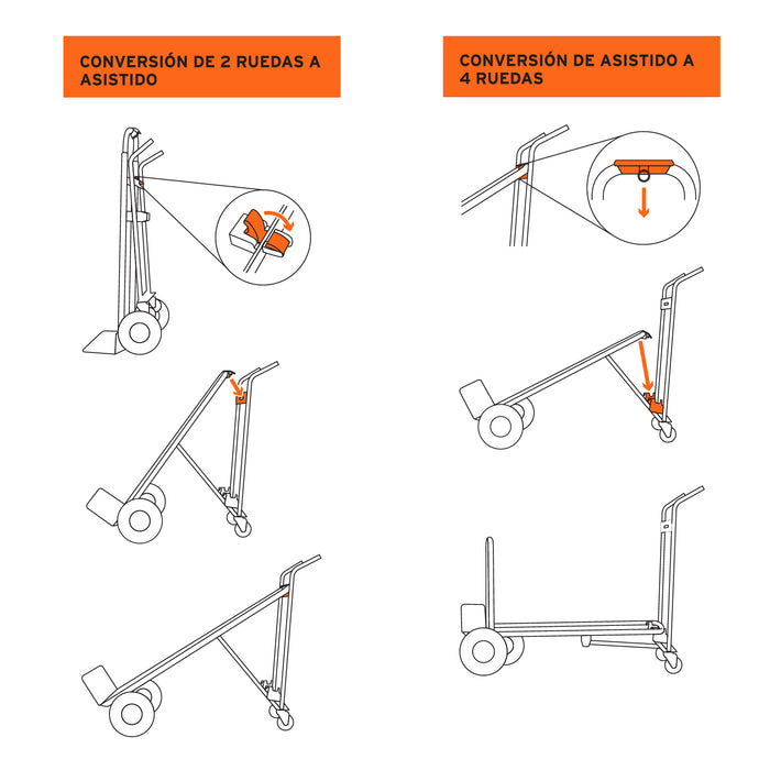 Diablo convertible de aluminio 3 en 1, Truper 16188 DIA-350A3