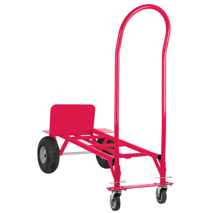 Diablo de carga de 385 kg, de plataforma, ruedas neumáticas 42710 DIA-385P