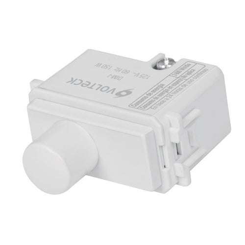 Dimmer giratorio, línea Italiana, color blanco, Volteck 48138 DIM-IB