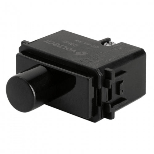 Dimmer giratorio, línea Italiana, color negro, Volteck 47612 DIM-IN
