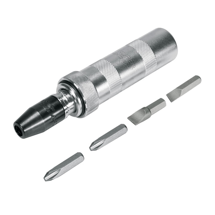 Desarmador de impacto con 4 puntas de acero S2 3/8', Expert 101176