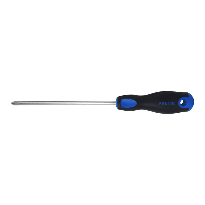 Desarmador de cruz 1/4' x 6' mango Comfort Grip, Pretul 21499