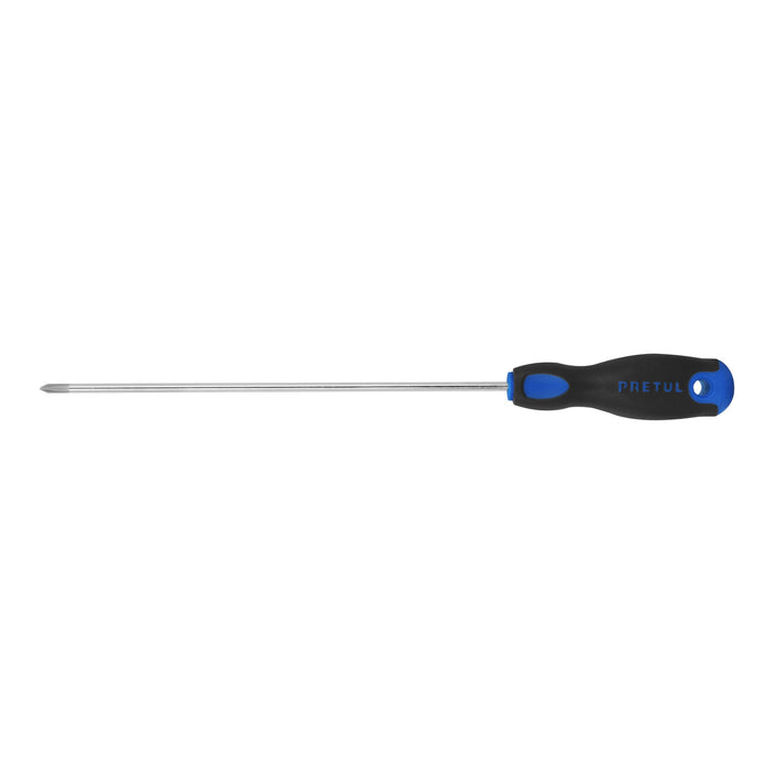 Desarmador de cruz 1/8' x 4' mango Comfort Grip, Pretul 28082