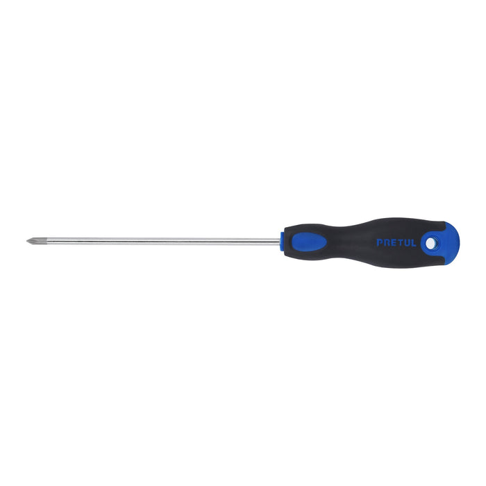 Desarmador de cruz 3/16' x 6' mango Comfort Grip, Pretul 21494
