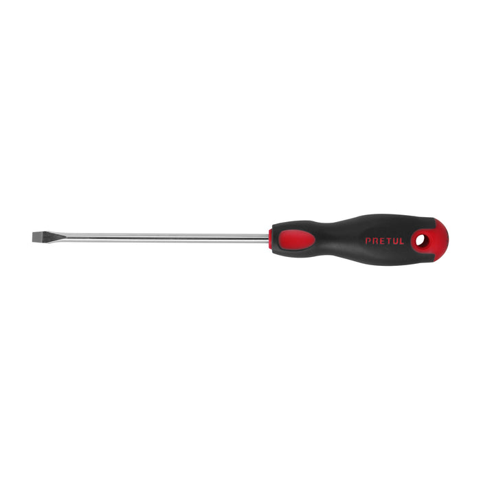 Desarmador plano 1/4' x 6'mango Comfort Grip, Pretul 21484