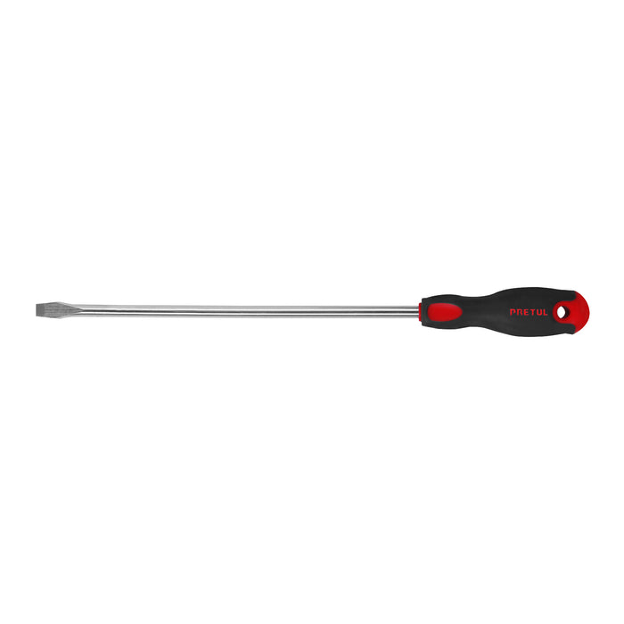 Desarmador plano 3/8' x 12' mango Comfort Grip, Pretul 28081