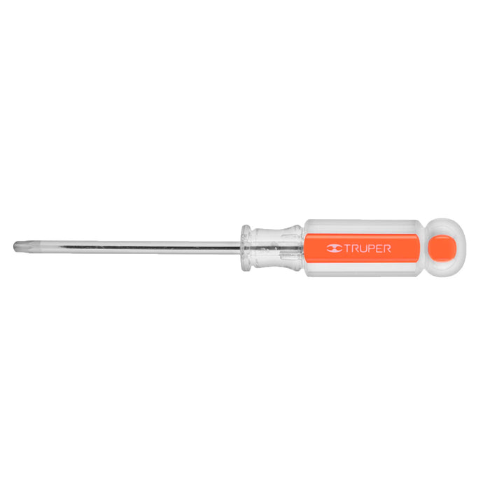 Desarmador punta Torx T 27 mango de acetato, Truper 15105 DT-27