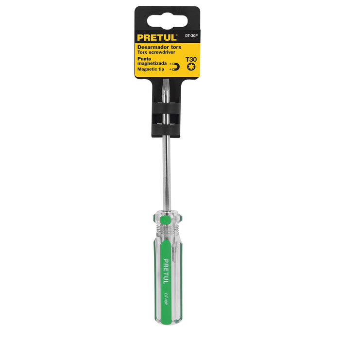Desarmador punta Torx T 30 mango de PVC, Pretul 29987 DT-30P