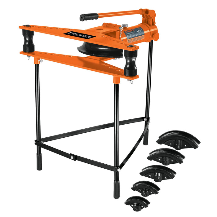 Doblador hidráulico p/tubo, horizontal con tripié, 12 ton 12882 DTH-12X