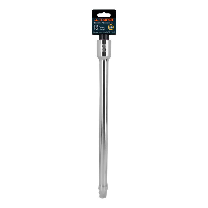 Extensión cuadro 3/4' para matraca, largo 16', Truper 13906 E-5663
