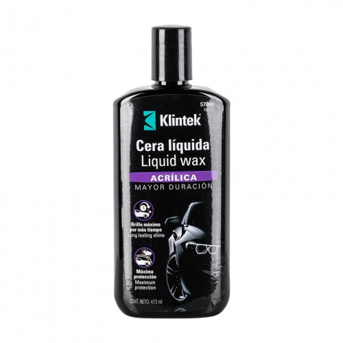 Cera líquida acrílica para auto, 473 ml, Klintek 57090 EA-33