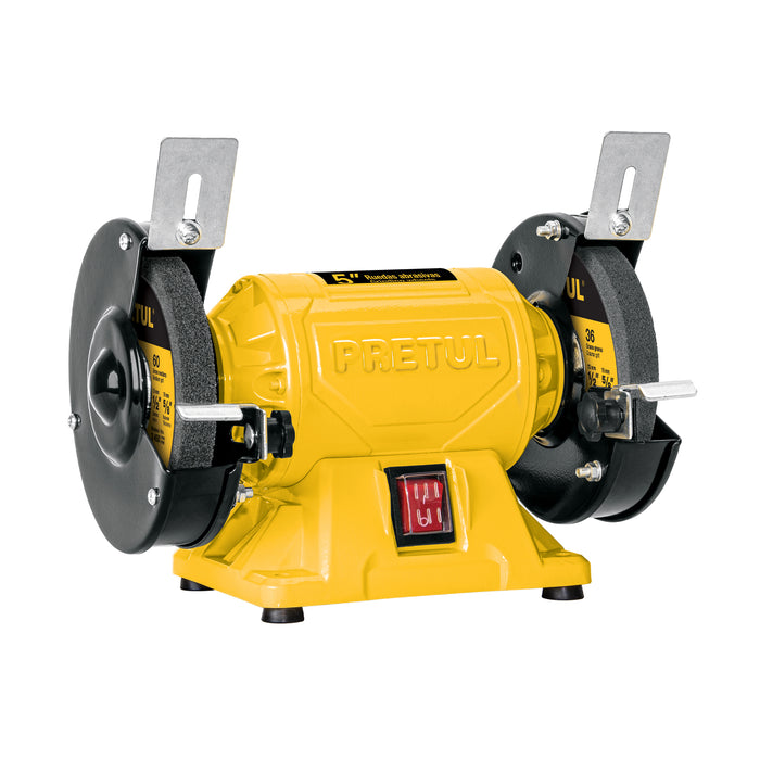 Esmeril de banco de 5' de 1/6 HP (120 W), Pretul 29994 EBA-5P