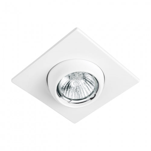 Luminario cuadrado blanco spot esférico, lámpara no incluida 45569 EMP-116S