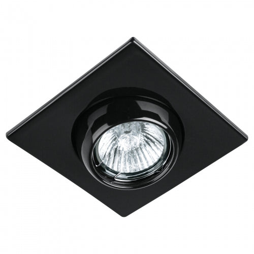 Luminario cuadrado negro spot esférico, lámpara no incluida 45570 EMP-117S