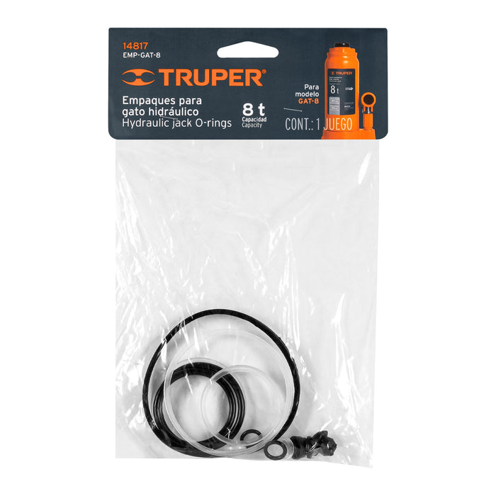 Gato hidráulico de botella de 8 Ton, Truper 14816 GAT-8