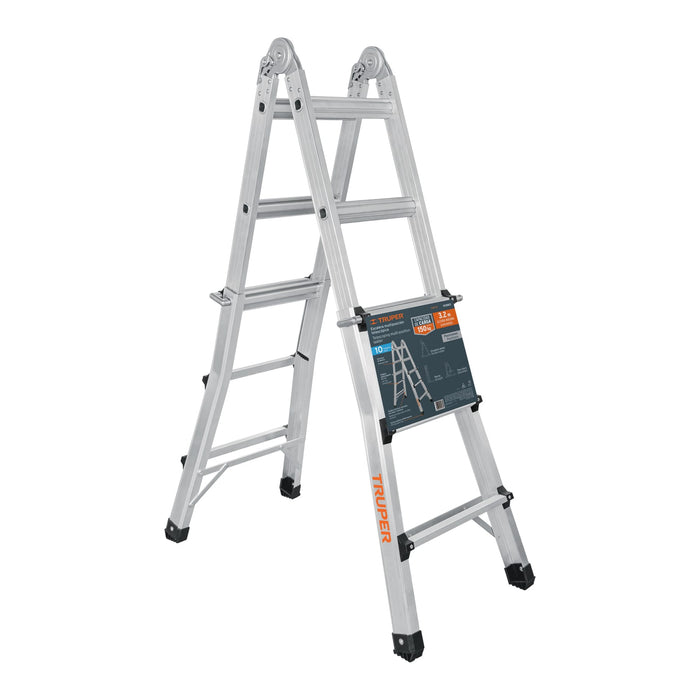 Multiescalera telescópica,3.2 m,capacidad de carga 150 kg 101883 EMT-10