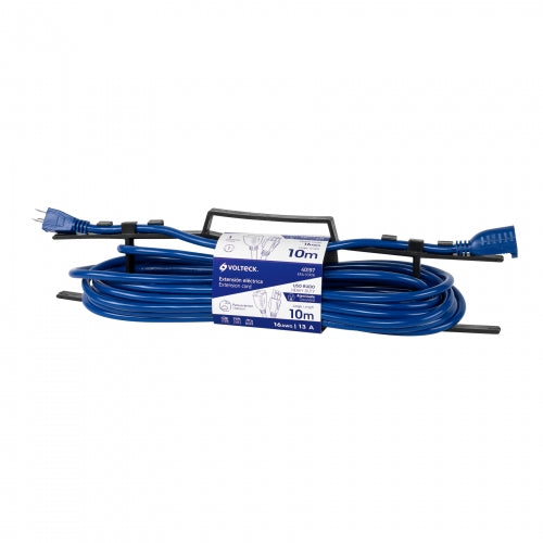 Extensión de uso rudo aterrizada 10 m calibre 16, Volteck 40197 ERA-10X16