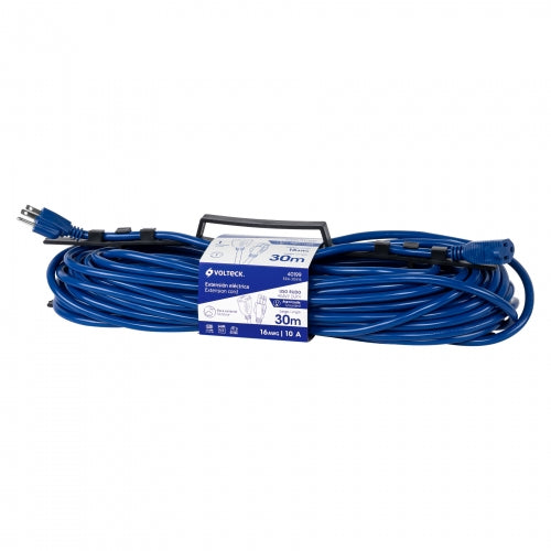 Extensión de uso rudo aterrizada 30 m calibre 16, Volteck 40199 ERA-30X16