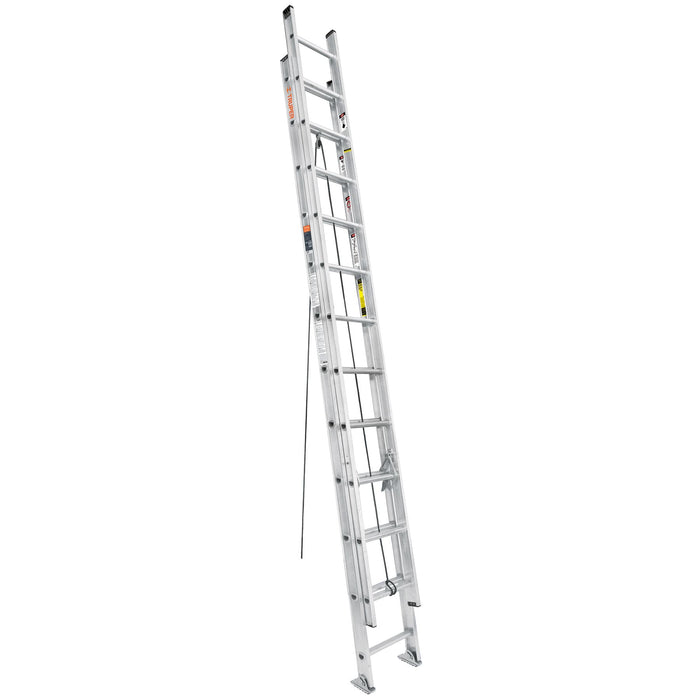Escalera de extensión, tipo III, 24 peldaños, Truper 16028 ESE-24