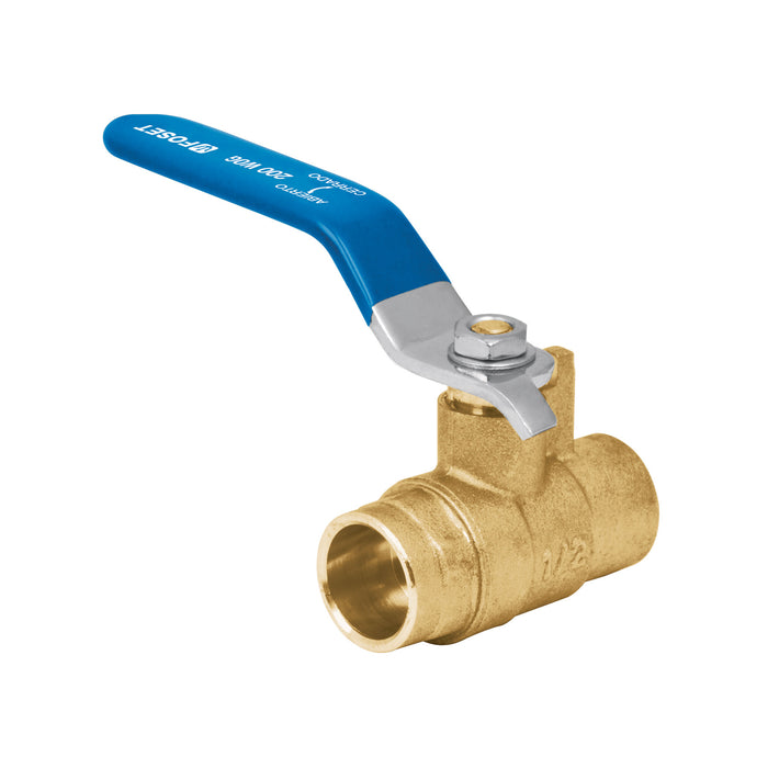 Válvula de esfera de latón, soldable 1/2', Foset 49006