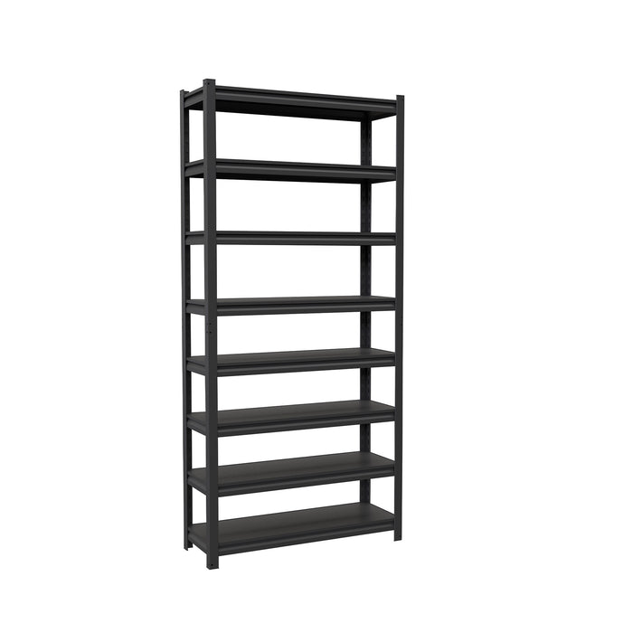 Estante metálico 8 repisas capacidad 80 Kg 180x30x85, Truper 58001 ESTM-830