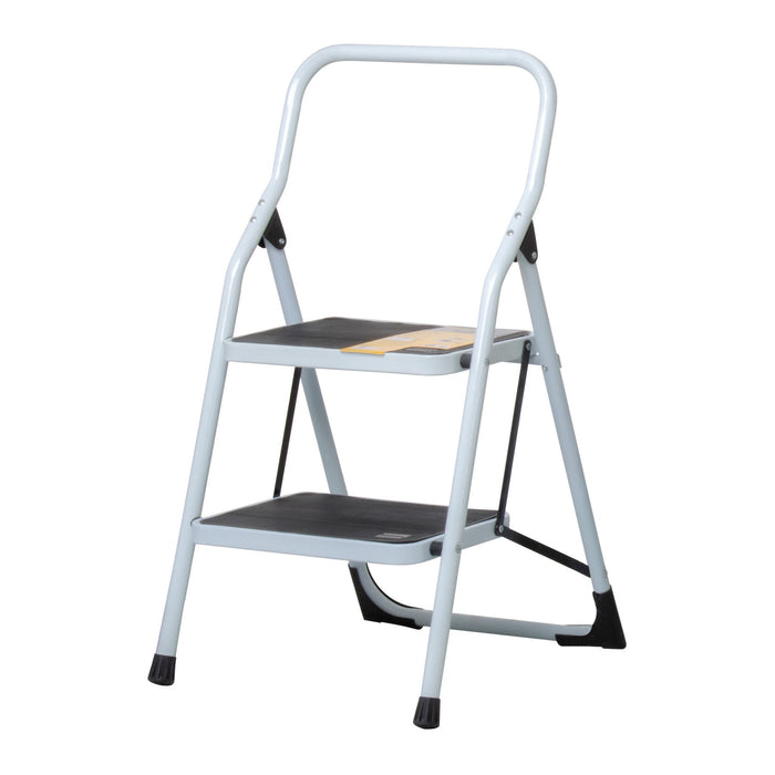 Escalera tubular, plegable, 2 peldaños, Pretul 24118 ESTU-2P