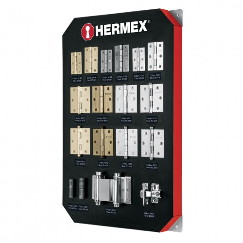 Exhibidor con bisagras, Hermex 56362 EX-HE-BI