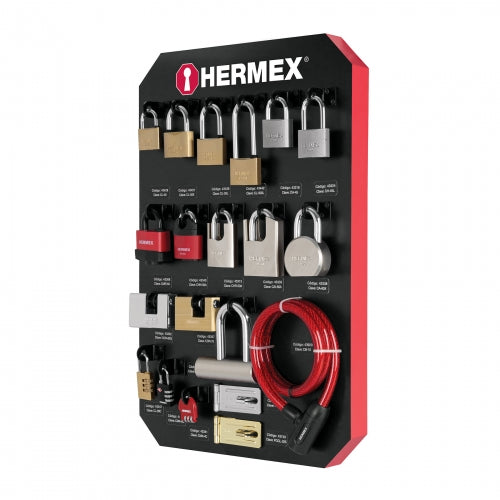 Exhibidor con candados, Hermex 56361 EX-HE-CA