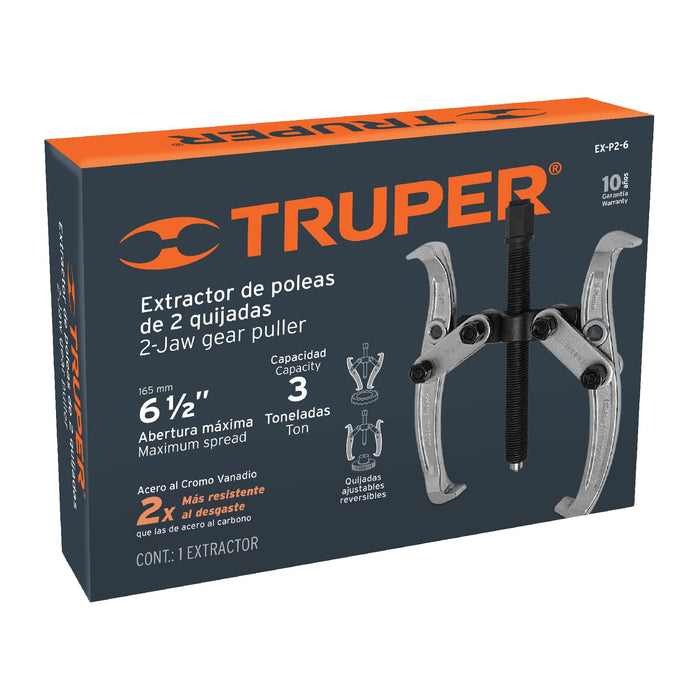 Extractor de poleas, 2 quijadas, 6', Truper 14498 EX-P2-6