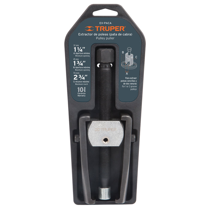 Extractor de poleas, pata de cabra, Truper 14501 EX-PACA