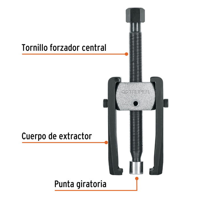 Extractor de poleas, pata de cabra, Truper 14501 EX-PACA