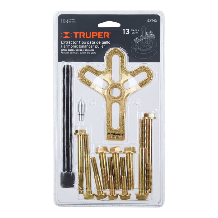 Extractor pata de gallo, 13 piezas, Truper 14510 EXT-13