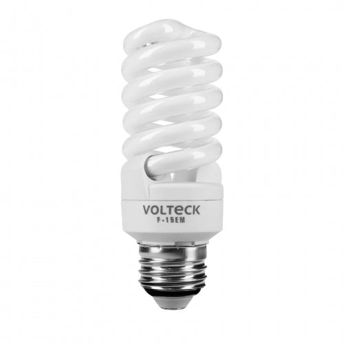 Lámpara espiral mini T2 15 W luz de día en blíster, Volteck 48204 F-15EM