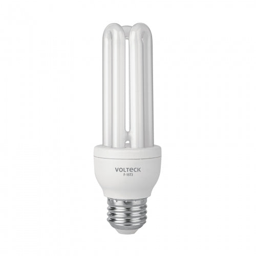 Lámpara triple T3 15 W luz de día en blíster, Volteck 46844 F-15T3