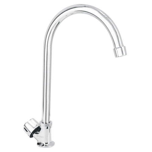 Llave individual para fregadero, cuello curvo, Foset Basic 47691 F-314