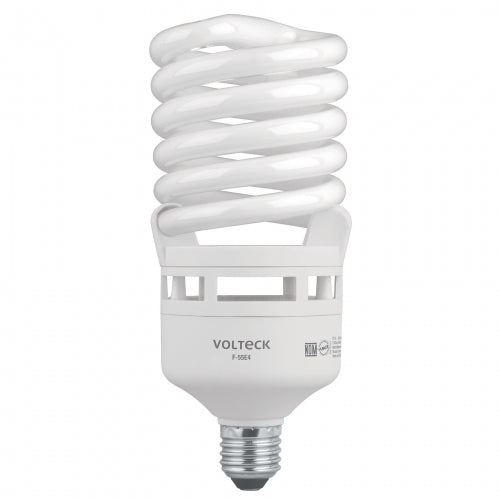 Lámpara espiral T4 55 W alta potencia luz de día, caja 46829 F-55E4