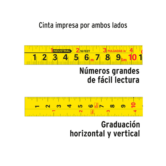 Flexómetro Auto-Lock contra impactos 5.5 m cinta 25 mm 10748 FA-55M