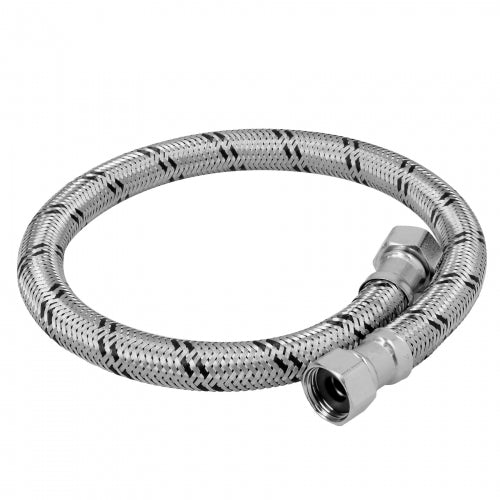Manguera para boiler, acero inox, 1/2'x1/2', 60 cm, Foset 48965 FBO-2260X