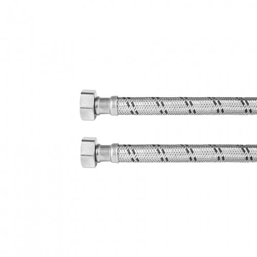 Manguera para boiler, acero inox, 3/4'x3/4', 100 cm, Foset 47427 FBO-34100X