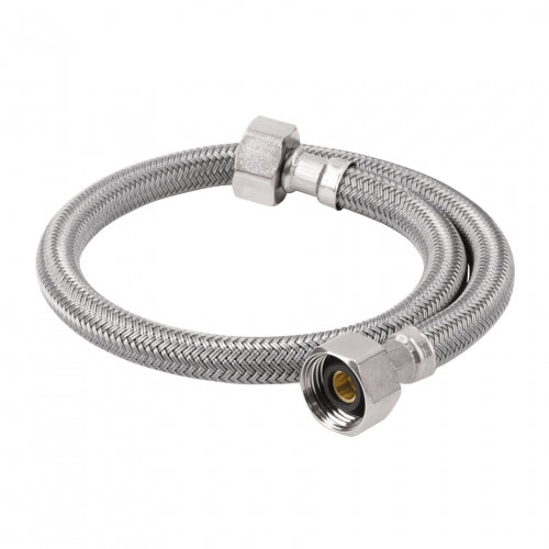 Manguera lavabo/fregadero, vinilo gris, 1/2' x 1/2', 55 cm 49181 FFR-55V