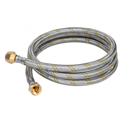 Manguera para gas, acero inox, 3/8' x 3/8', 150 cm, Foset 49516 FGA-15X