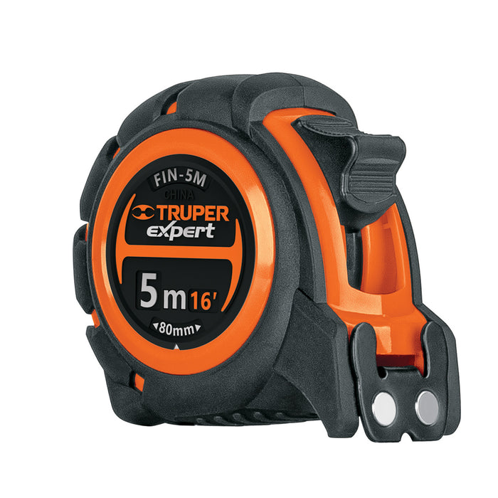 Flexómetro industrial contra impactos 5 m cinta 19 mm 12694 FIN-5M