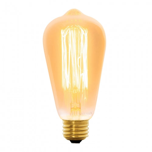 Lámpara incandescente vintage 40 W tipo Edison, Volteck 47104 FIV-40E