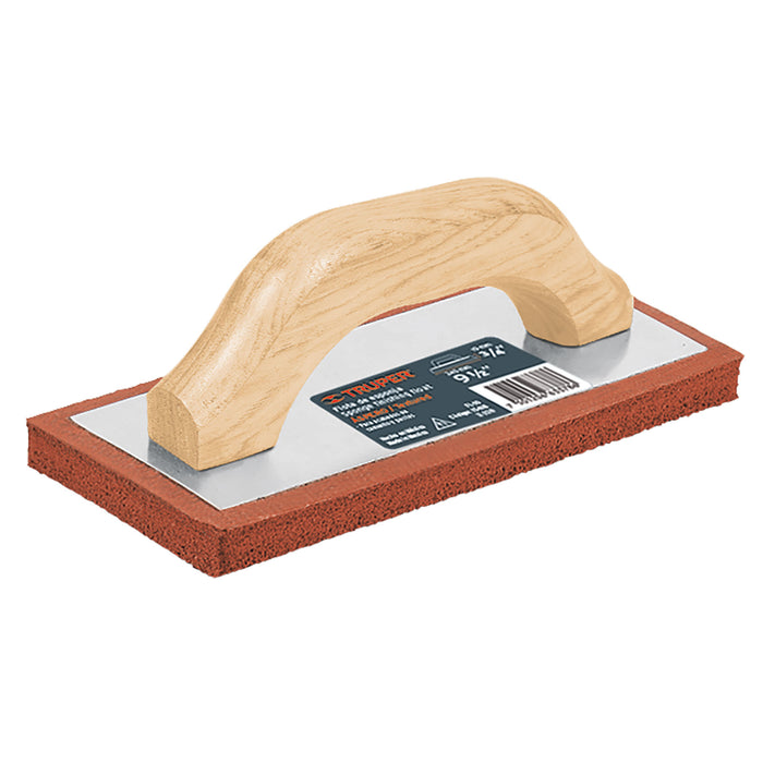 Flota de esponja 9-1/2' espesor 3/4', acabado áspero, Truper 15418 FL-10