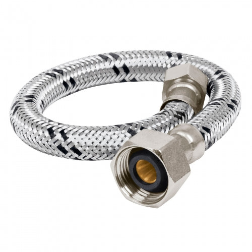 Manguera lavabo/fregadero, acero inox, 1/2' x 3/8', 30 cm 45488 FLA-30XL
