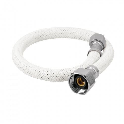 Manguera lavabo/fregadero, vinilo blanco, 1/2' x 3/8',40 cm 45491 FLA-40VL