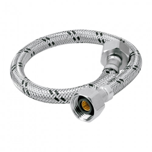 Manguera lavabo/fregadero, acero inox, 1/2' x 1/2', 40 cm 49179 FLA-40X