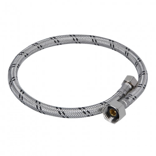 Manguera lavabo/fregadero, acero inox, 1/2' x 3/8', 55 cm 45490 FLA-55XL